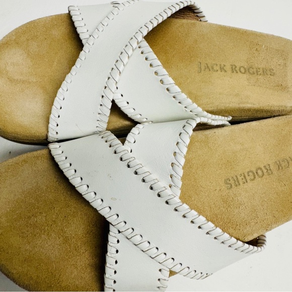 Jack Rogers Lexi Criss-Cross Sandals White size 9.5 - Picture 4 of 6